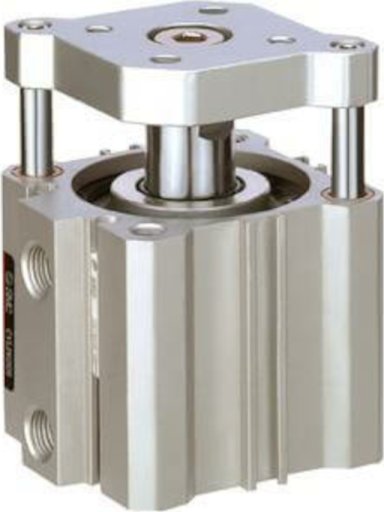 C(D)QM (ø12 do ø32), Silownik kompaktowy zabezpieczony przed obrotem